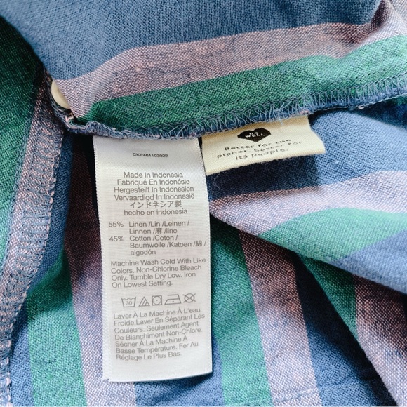 Madewell Cropped Boxy Striped Beachside Shirt - Picture 3 of 7